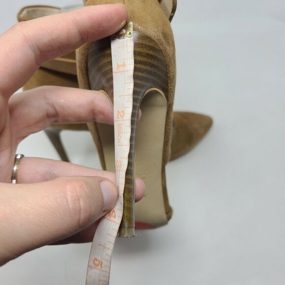 Joe's Jeans Womens Laney Suede Pointed Toe Ankle Wrap Brown Suede Size 8.5 Sexy - Picture 12 of 12